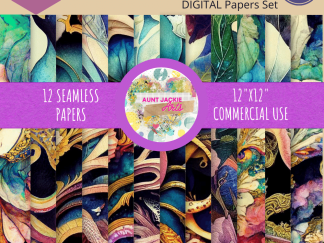 Psychedelic Watercolor Art Nouveau 2