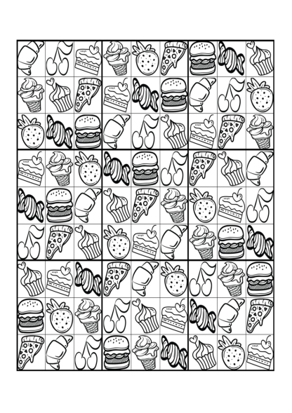Instant Downloadable Sudoku PICTURE Puzzle Book for Adults. Easy Difficulty, 60 Puzzles in Total with Answers - Image 5