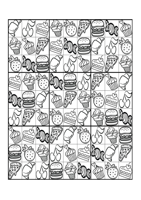 Instant Downloadable Sudoku PICTURE Puzzle Book for Adults. Easy Difficulty, 60 Puzzles in Total with Answers - Image 5