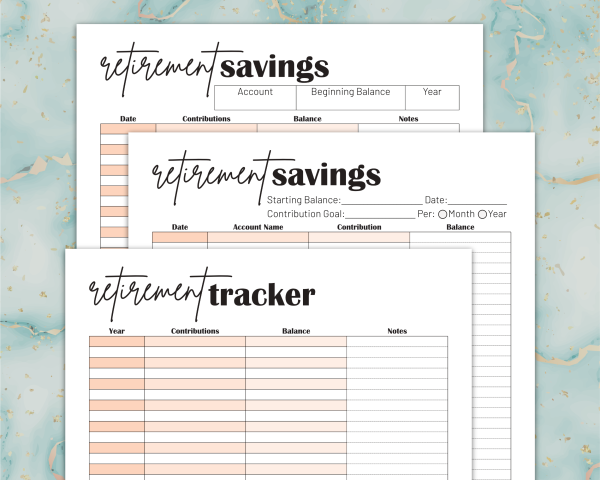 Savings Tracker Printable Bundle | Savings Tracker Digital Download - Image 6