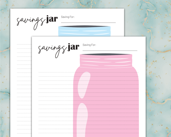 Savings Tracker Printable Bundle | Savings Tracker Digital Download - Image 4