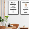 Coffee Themed Funny Digital Prints, Drink Coffee - Do Stupid Things Faster, Coffee is the Answer, Funny Definition, Printable - Image 4