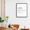 Coffee Themed Funny Digital Prints, Drink Coffee - Do Stupid Things Faster, Coffee is the Answer, Funny Definition, Printable - Image 6