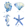 Sea Creatures Nautical Wall Art - Image 2