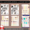 BUJO STYLE Self-Care Planner and Journal Bundle with Daily Prompts. Printable Planner Undated in US Letter , A4, A5 size - Image 10