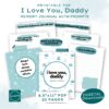 I Love You, Daddy Memory Journal