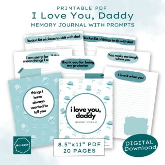I Love You, Daddy Memory Journal