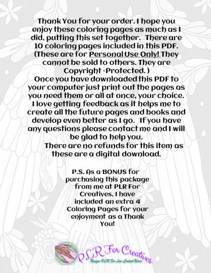 10-Angels Around Us Coloring Pages - Image 2