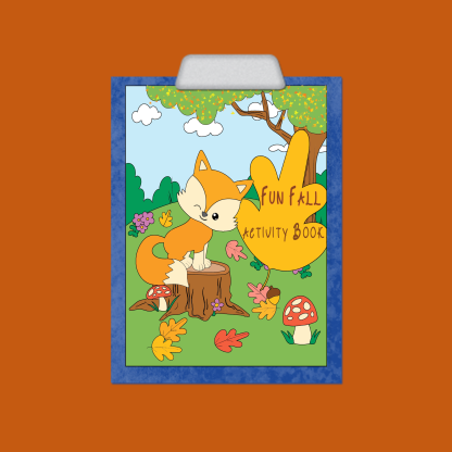 44 Page Fun Fall Activity Book