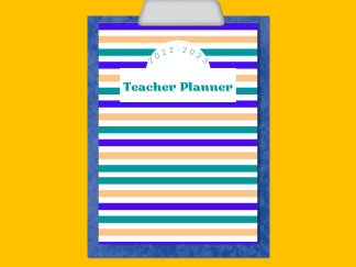 Teacher Planner 2022 and 2023