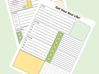 Get your best life 7 Day Planner