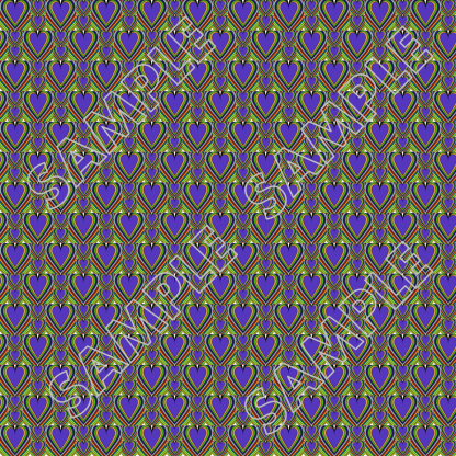 71-Hearts Of Many Colors Digital Papers PLR - Image 12