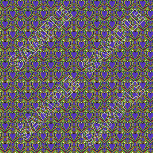 71-Hearts Of Many Colors Digital Papers PLR - Image 12