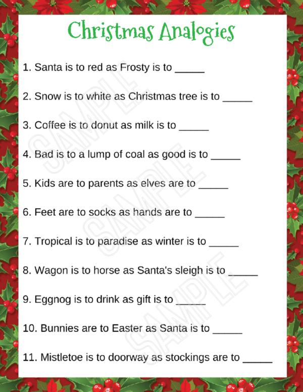 14-My Christmas Elf Games Printables - Image 11