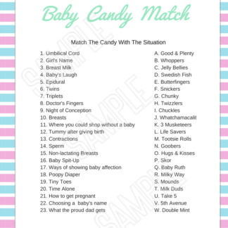 14 Reveal Baby Shower Games-Printables - Image 11