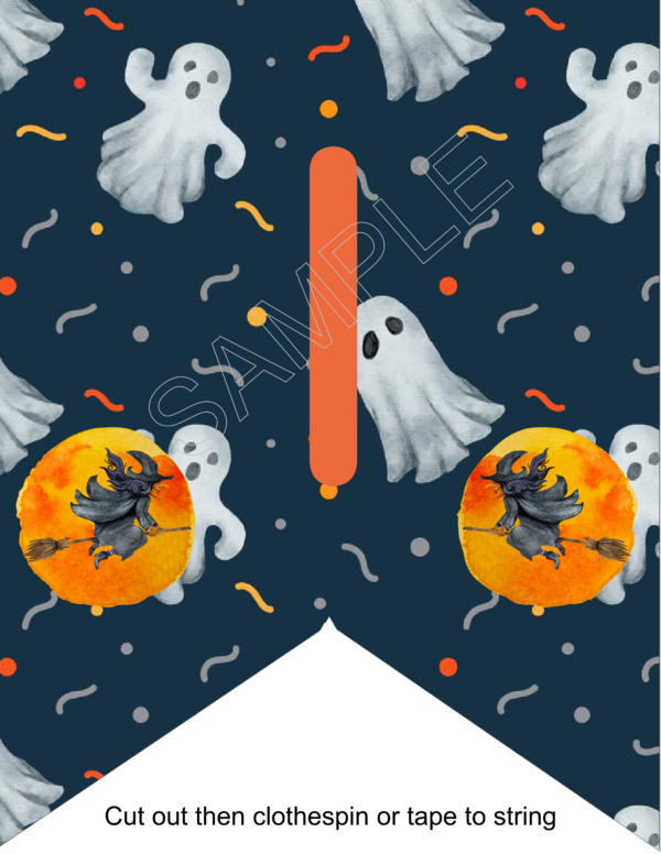 Witches And Ghosts Party Banners For Halloween - Image 11