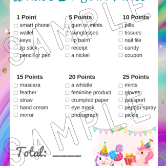 12 Printable Birthday Unicorn Party Games - Image 11
