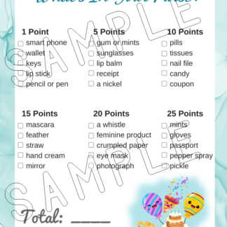 12 Printable Birthday Party Games With Silly Theme - Image 12
