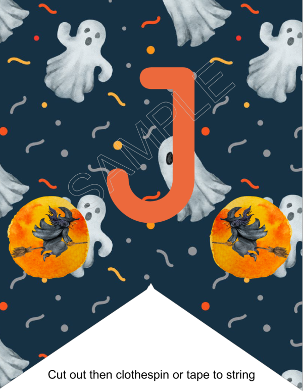 Witches And Ghosts Party Banners For Halloween - Image 12