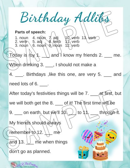 12 Printable Birthday Cake Party Games - Image 3