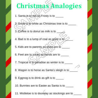 14 Vintage Santa Printable Party Games - Image 15