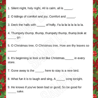 14-My Christmas Elf Games Printables - Image 13