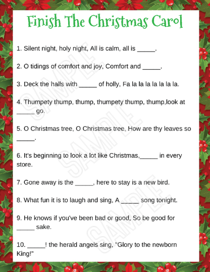 14-My Christmas Elf Games Printables - Image 13