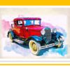 Vintage Classic Cars Digital Printable Wall Art Set-2 - Image 5