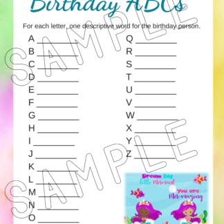 12 Printable Mermaid Party Games - Image 13