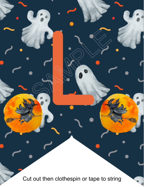 Witches And Ghosts Party Banners For Halloween - Image 14