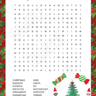 14-My Christmas Elf Games Printables - Image 15