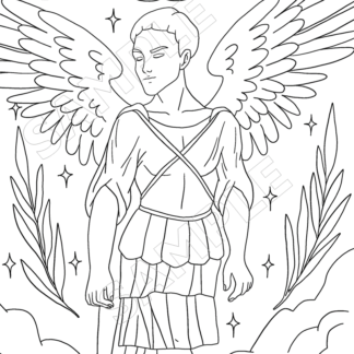 10-Angels Around Us Coloring Pages - Image 15