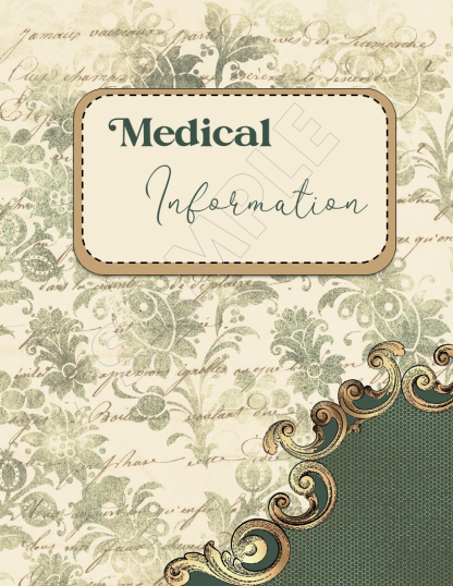 PRINTABLE Vintage Ornate Final Wishes Estate Planner - Image 15