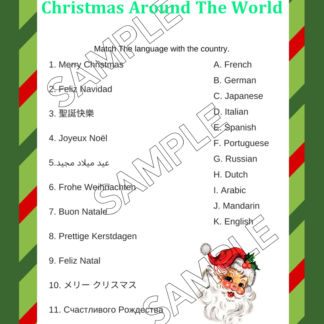 14 Vintage Santa Printable Party Games - Image 18
