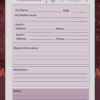 Printable Burgundy Vintage Ornate Final Wishes Estate Planner - Image 13