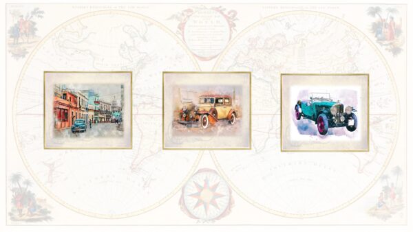 Vintage Cars Digital Printable Wall Art Set-1 - Image 12