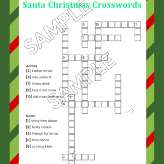 14 Vintage Santa Printable Party Games - Image 20