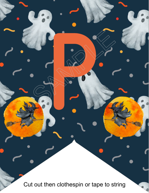 Witches And Ghosts Party Banners For Halloween - Image 18