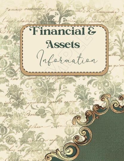 PRINTABLE Vintage Ornate Final Wishes Estate Planner - Image 19