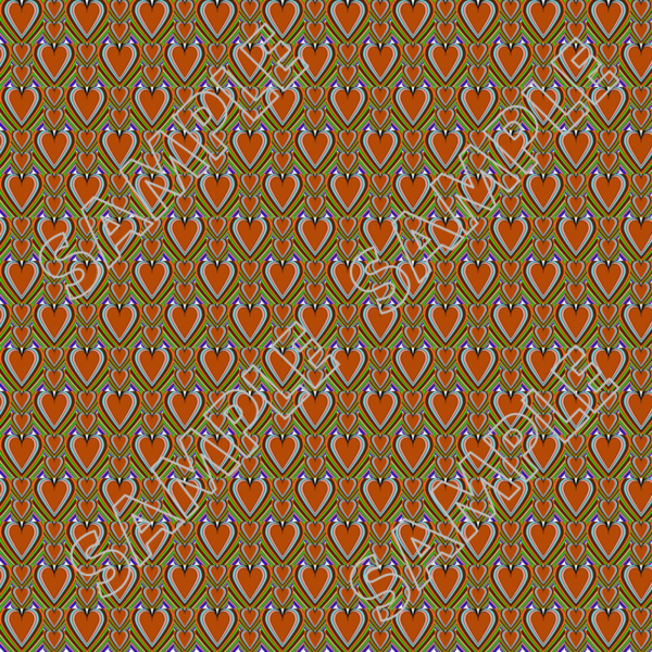 71-Hearts Of Many Colors Digital Papers PLR - Image 20