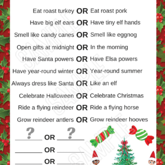 14-My Christmas Elf Games Printables - Image 3