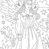 10-Angels Around Us Coloring Pages - Image 3