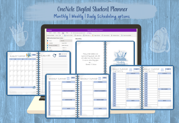 OneNote Digital Student Planner-Undated - Image 2