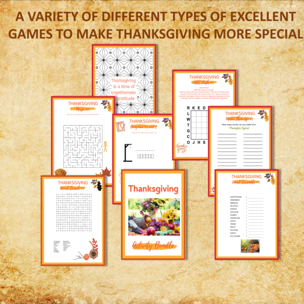 Thanksgiving Activity Bundle 2022 - Image 2