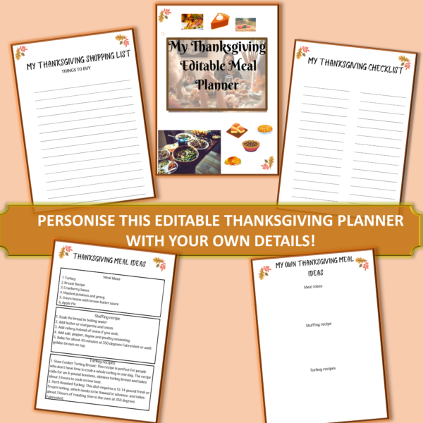 Editable Meal Planner - Image 2