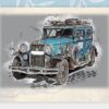Vintage Classic Cars Digital Printable Wall Art Set-2 - Image 9