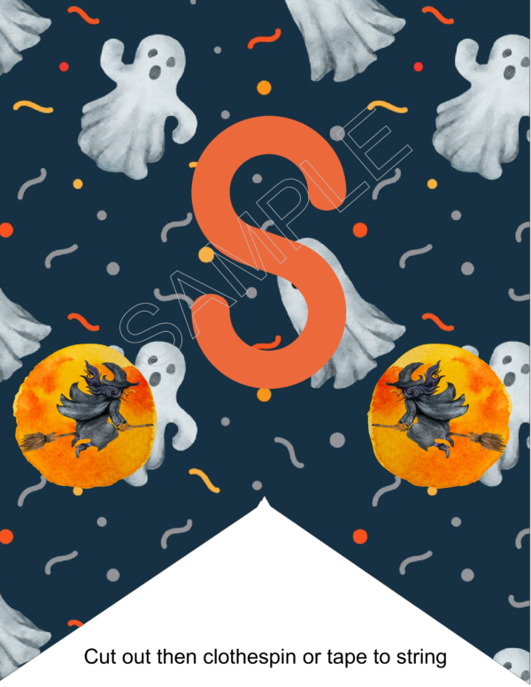 Witches And Ghosts Party Banners For Halloween - Image 21