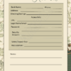 PRINTABLE Vintage Ornate Final Wishes Estate Planner - Image 21