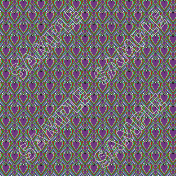 71-Hearts Of Many Colors Digital Papers PLR - Image 23