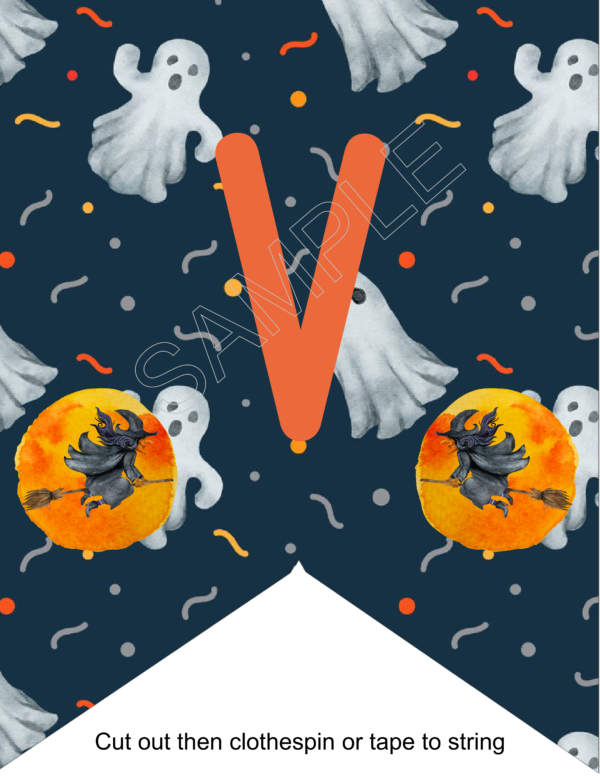 Witches And Ghosts Party Banners For Halloween - Image 24